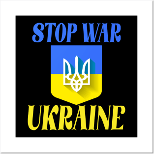 Ukraine trident Ukraine flag Ukrainian flag Ukraine Posters and Art